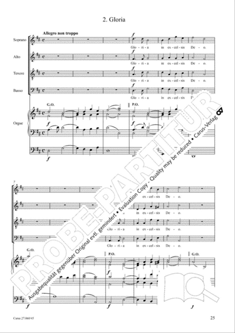 Messe a quatre voix 4-Part scores gallery preview page 26