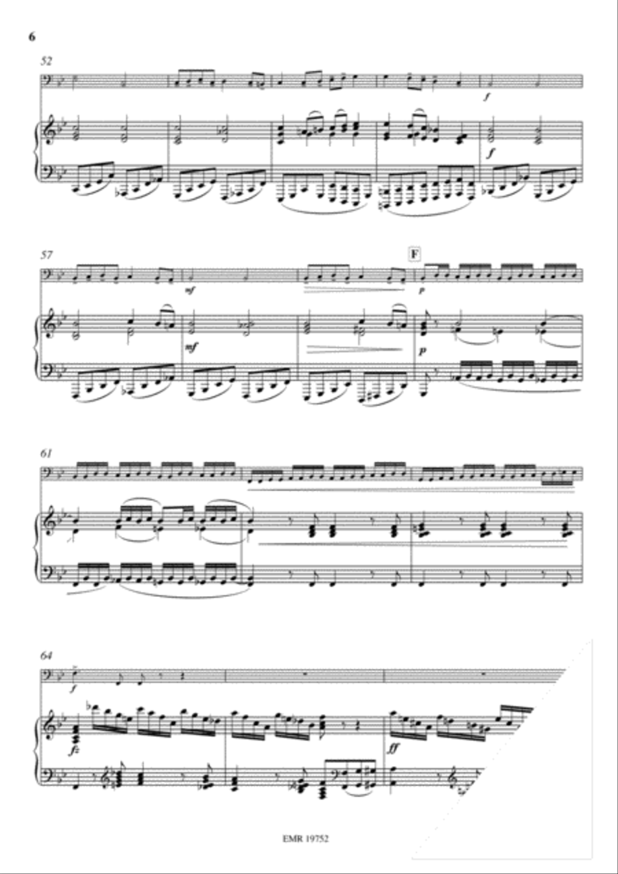 Konzert-Etude Tuba scores gallery preview page 6