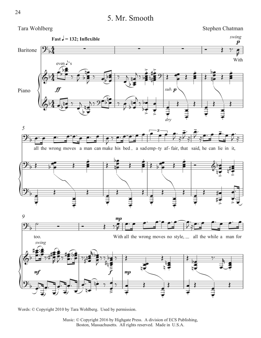Mr. Smooth High Voice scores gallery preview page 1