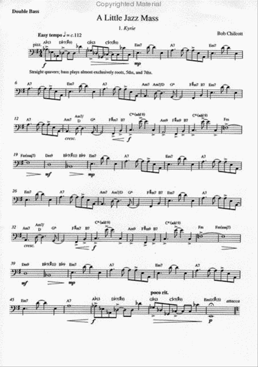 A Little Jazz Mass SSA scores gallery preview page 2