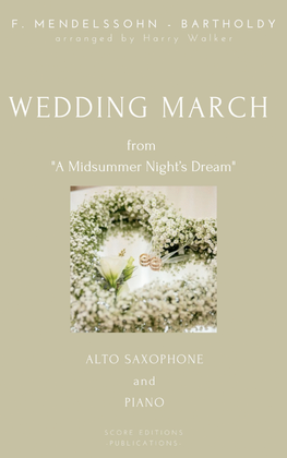 Book cover for Wedding March (for Alto Saxophone and Piano)