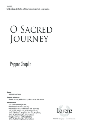 Book cover for O Sacred Journey