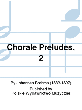 Book cover for Chorale Preludes, 2