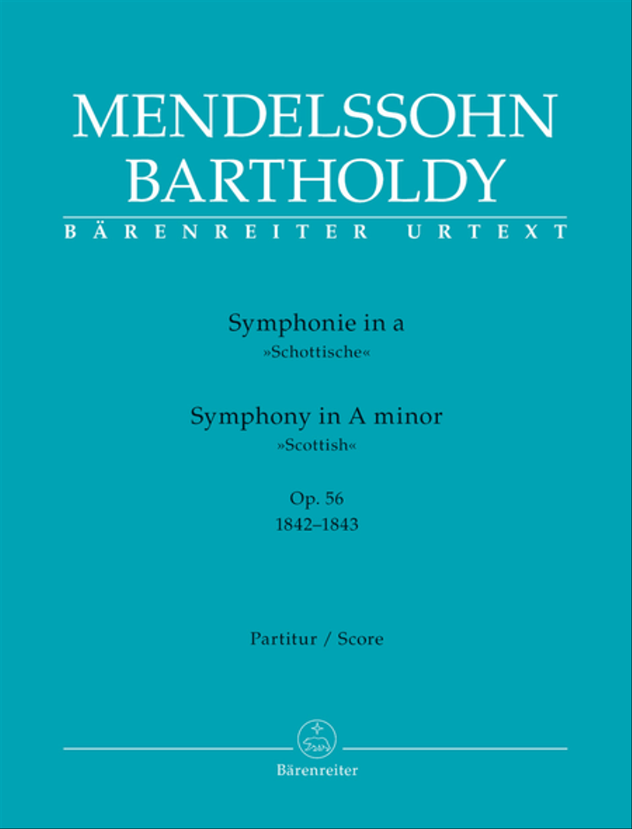Symphony a-moll, Op. 56 'Scottish' Orchestra scores gallery preview page 1