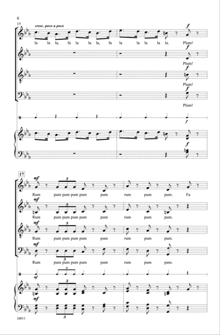 Nutcracker March (from The Nutcracker Suite) Divisi scores gallery preview page 5