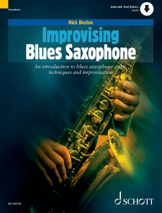 Book cover for Improvising Blues Saxophone