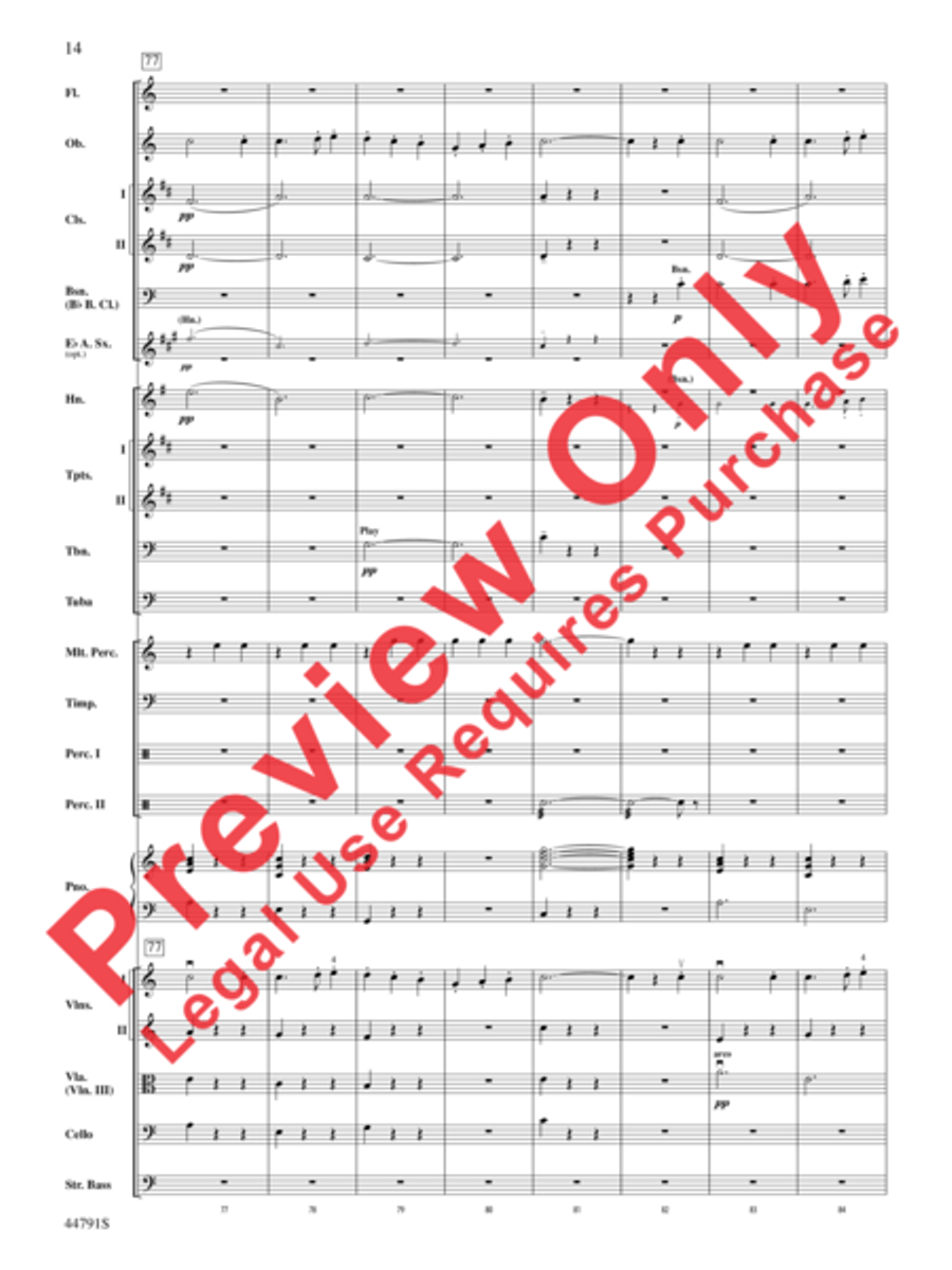 Danse des Ghazies Danse des Ghazies Full Orchestra scores gallery preview page 15