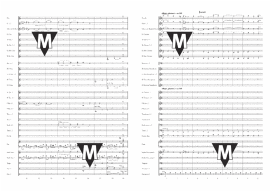 Romanian Dances II - Suite Concert Band scores gallery preview page 16