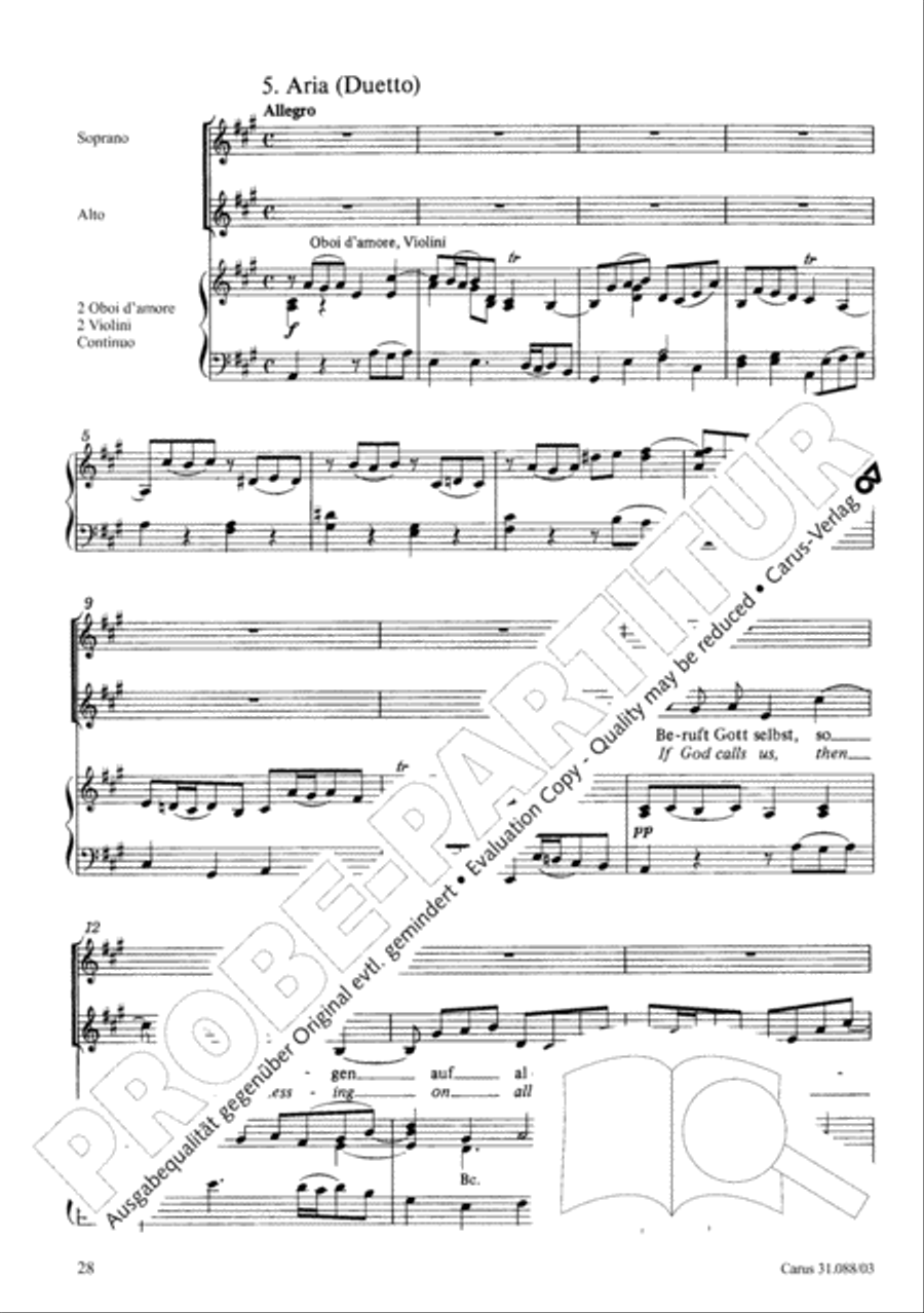 See now, as fishermen I will send you (Siehe, ich will viel Fischer aussenden) 4-Part scores gallery preview page 29