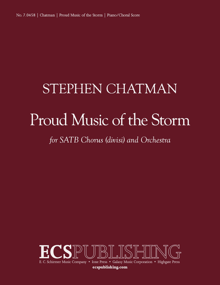 Proud Music of the Storm (Piano/choral score)
