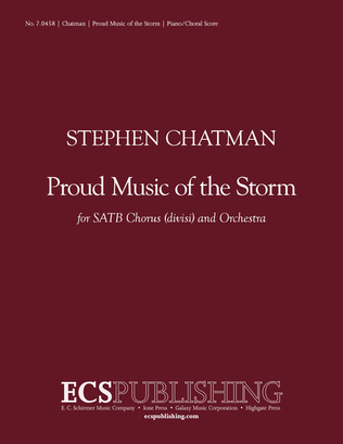 Proud Music of the Storm (Piano/Choral Score-English Only)