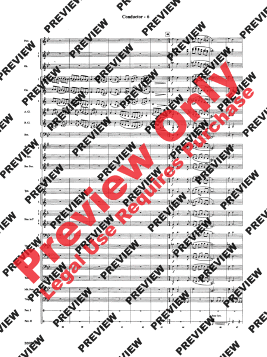 Twas in the Moon of Wintertime Concert Band scores gallery preview page 8