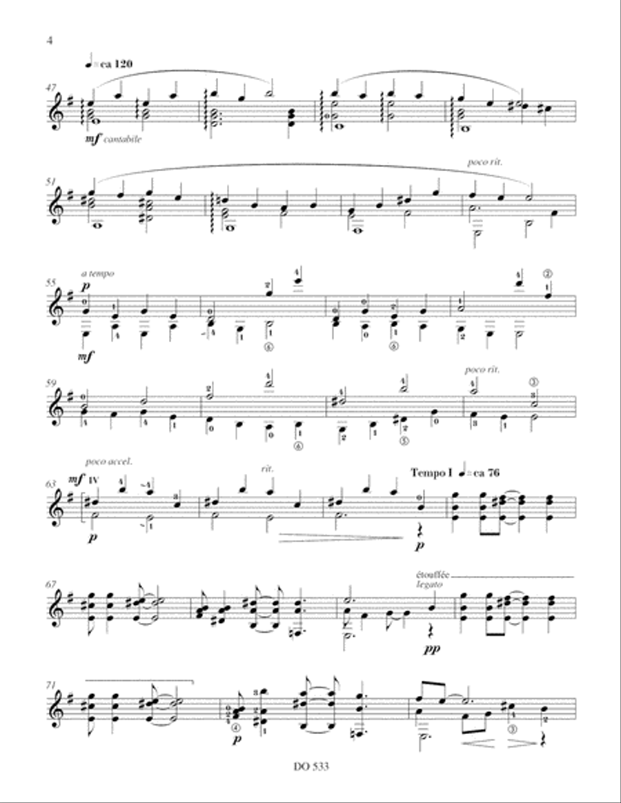 Freedom Fantasies Freedom Fantasies Classical Guitar scores gallery preview page 4