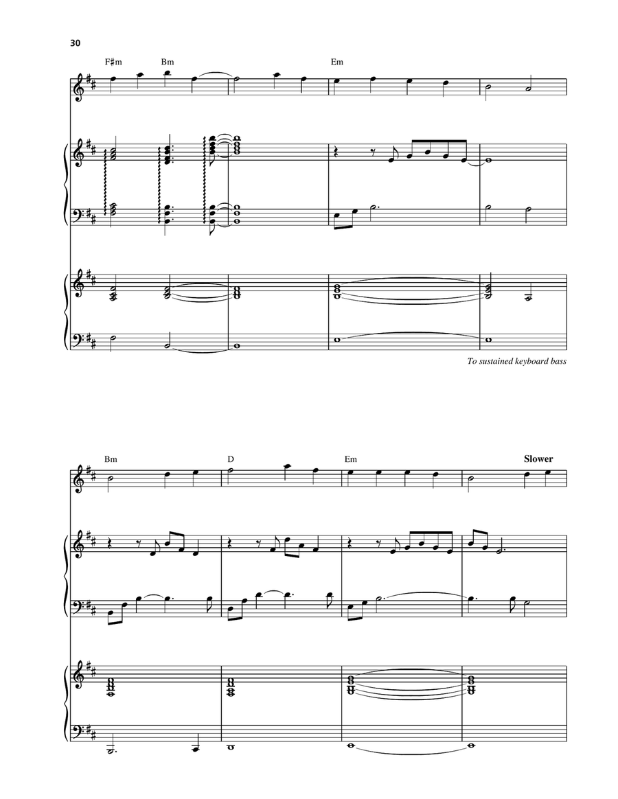 Heaven And Earth (Land Theme) Piano, Vocal, Guitar scores gallery preview page 5