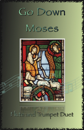 Book cover for Go Down Moses, Gospel Song for Flute and Trumpet Duet