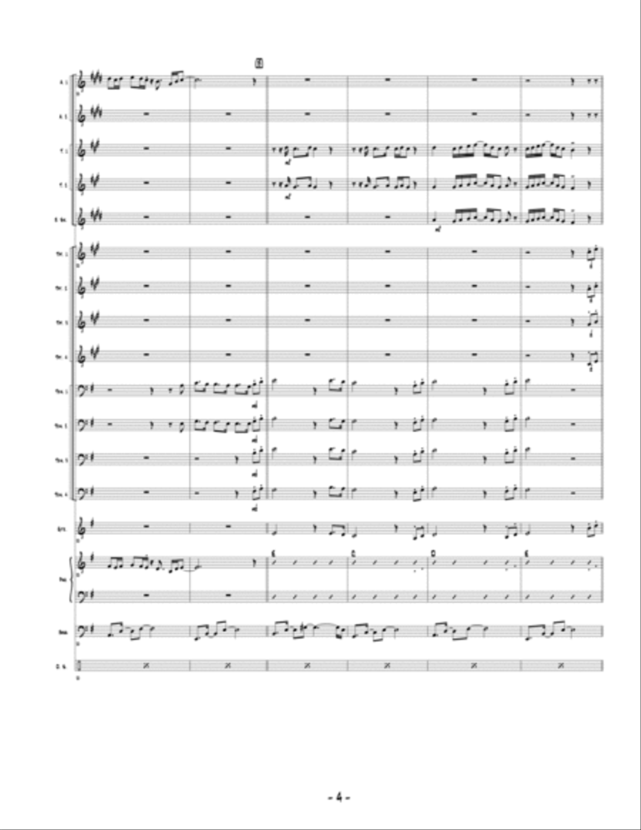 Sing A Song Of Song Jazz Ensemble scores gallery preview page 4