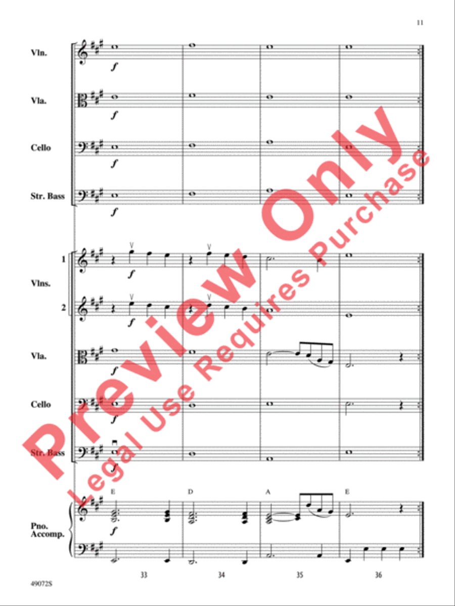 Arizona Sun String Orchestra scores gallery preview page 12