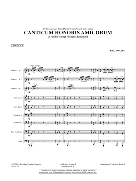 Canticum Honoris Amicorum
