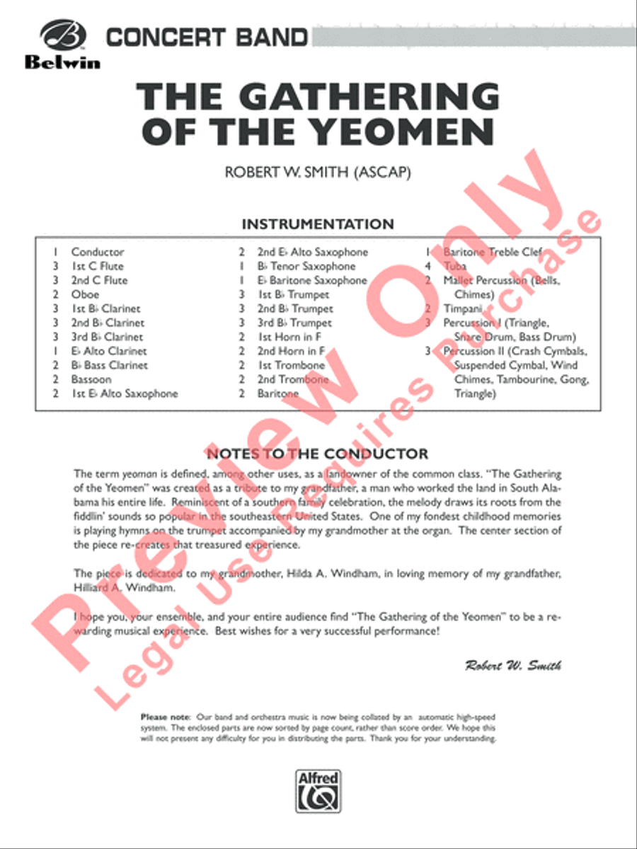 The Gathering of the Yeomen