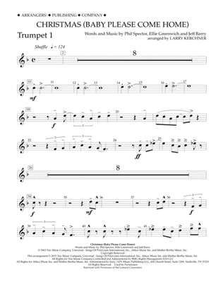 Christmas (Baby Please Come Home) - Bb Trumpet 1