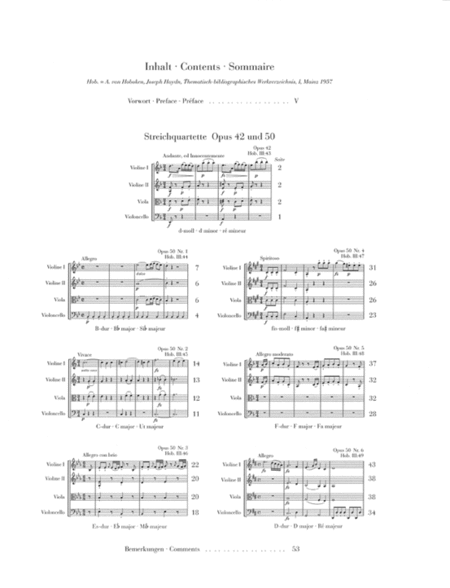 String Quartets, Vol. VI, Op.42 and Op.50 (Prussian Quartets)