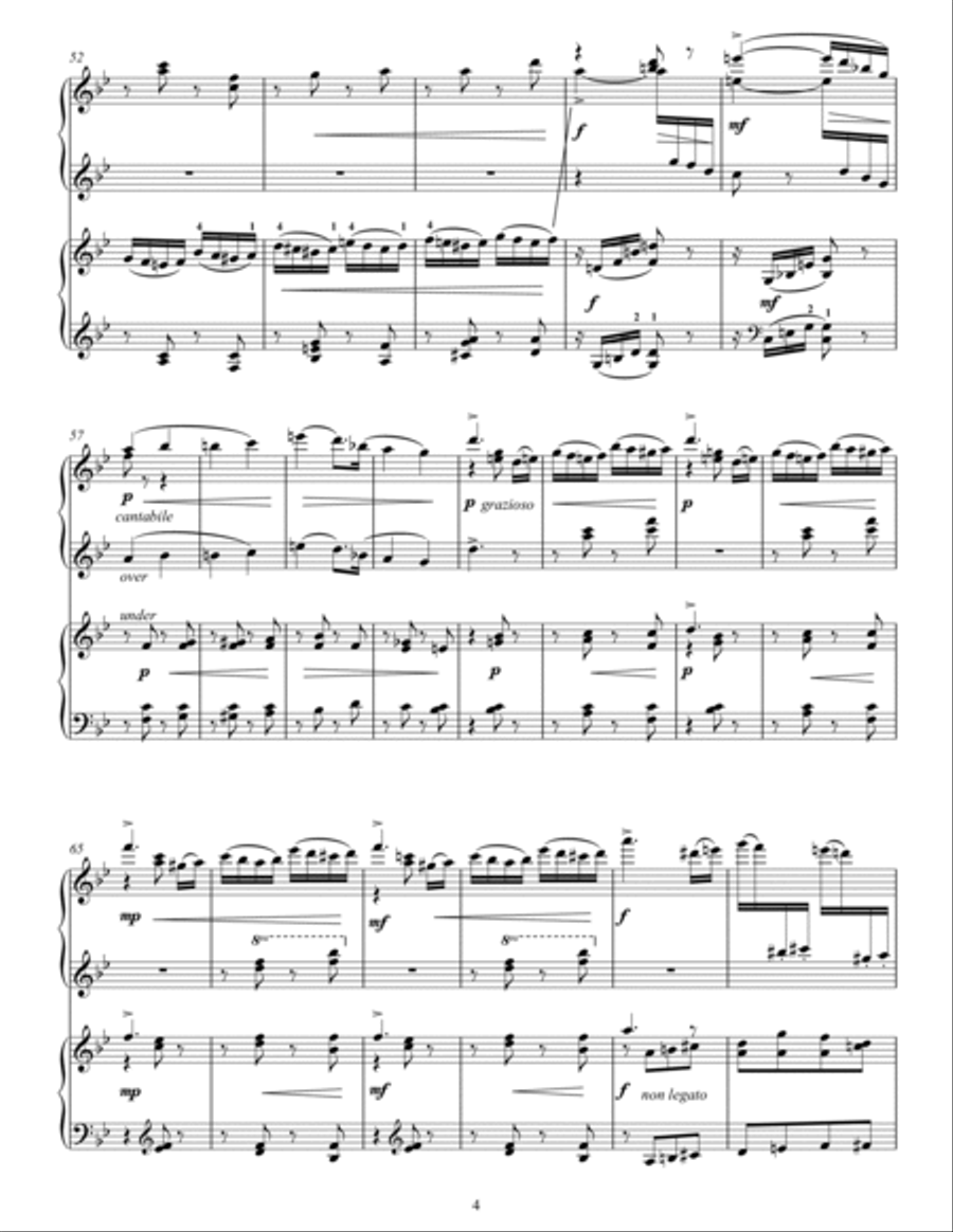 The Nutcracker Suite (complete) 1 Piano, 4-Hands scores gallery preview page 4