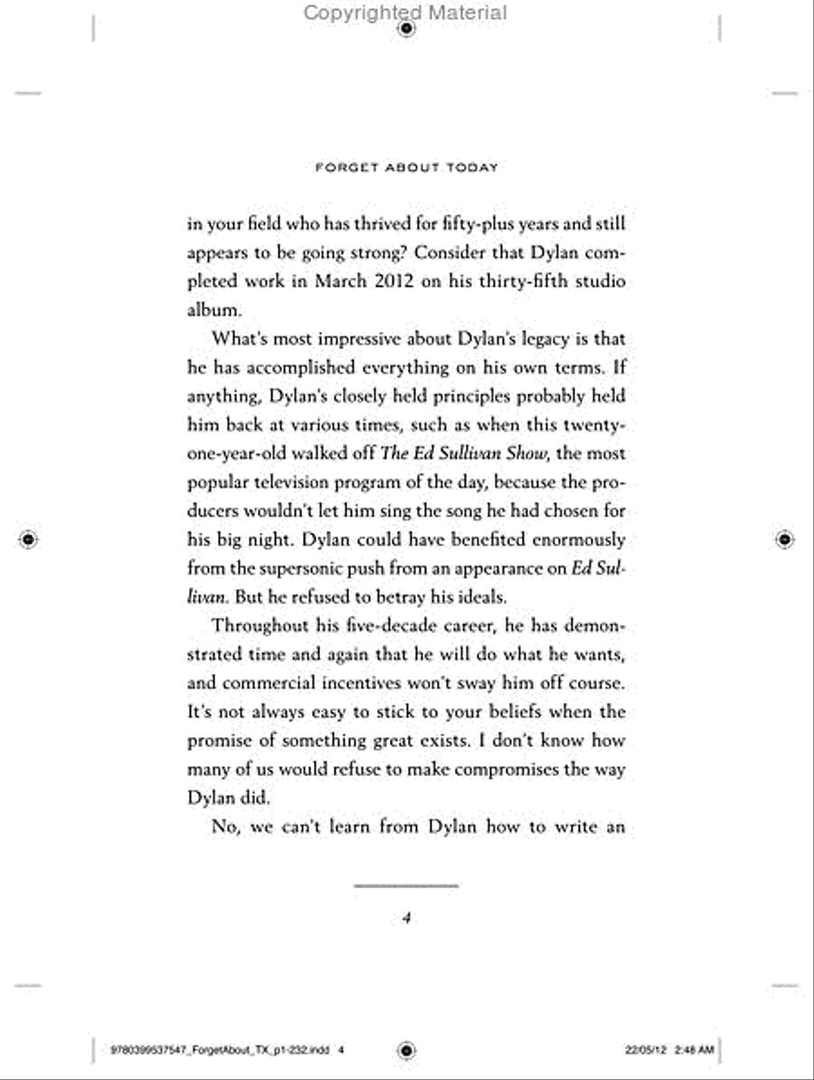 Forget About Today Guitar scores gallery preview page 5