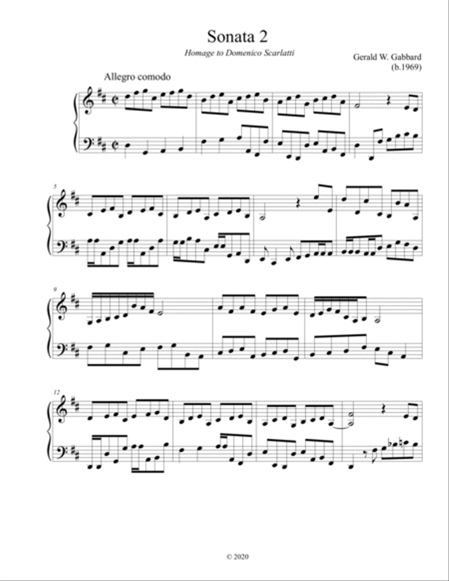 Four 2-Part Sonatas 2-Part scores gallery preview page 6