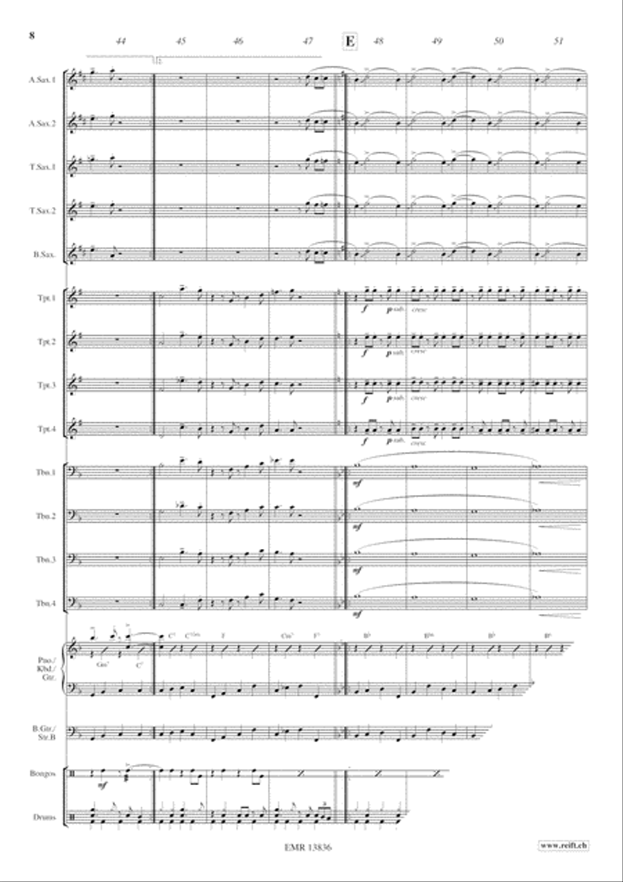 Rush Hour Big Band scores gallery preview page 9