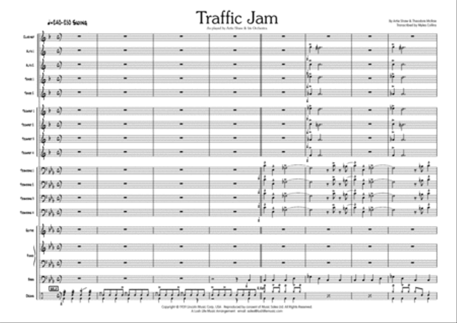 Traffic Jam Big Band scores gallery preview page 2