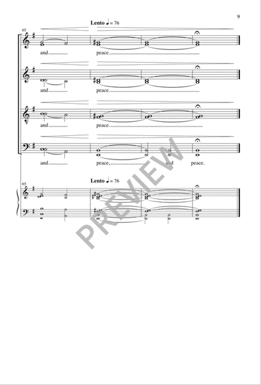 Remembered Music 4-Part scores gallery preview page 10