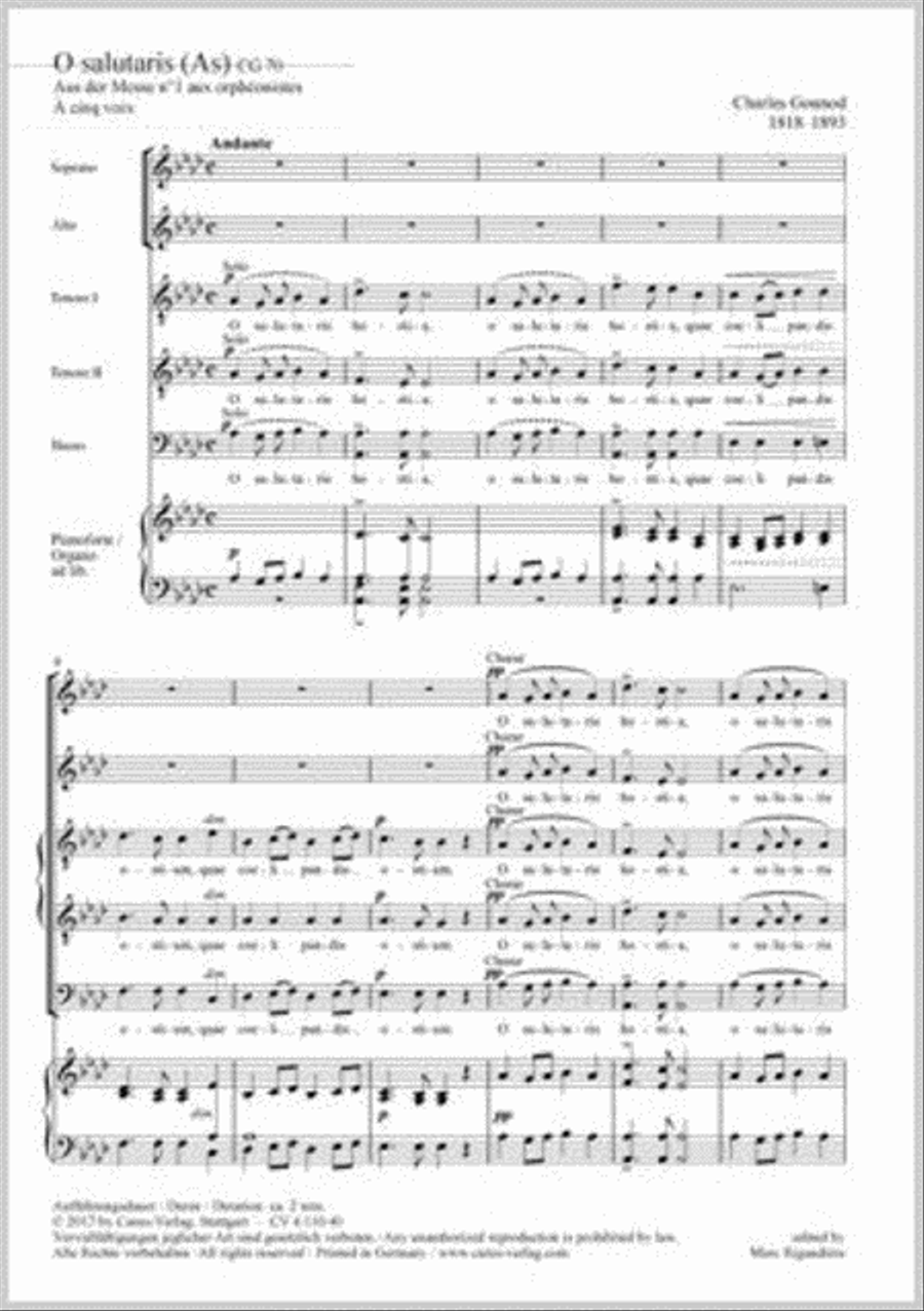 O salutaris O salutaris SATTB scores gallery preview page 1