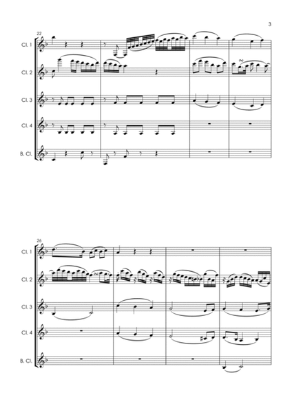 Mozart Clarinet Quintet KV581 (2nd movement) - clarinet quintet image number null