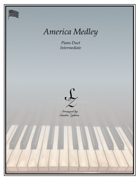 America Medley (1 piano, 4 hands duet) image number null