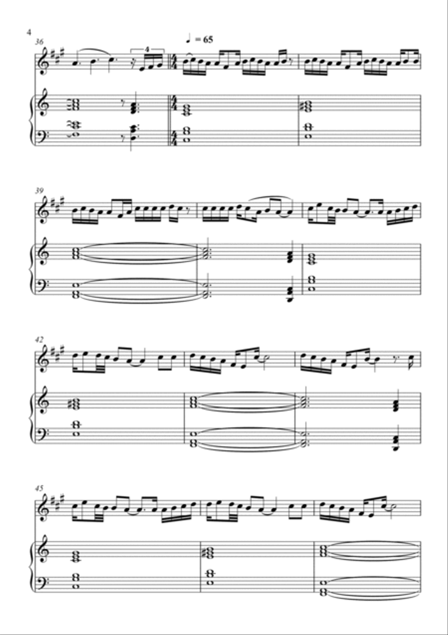 Heartbreak Anniversary Heartbreak Anniversary Woodwind Duet scores gallery preview page 4