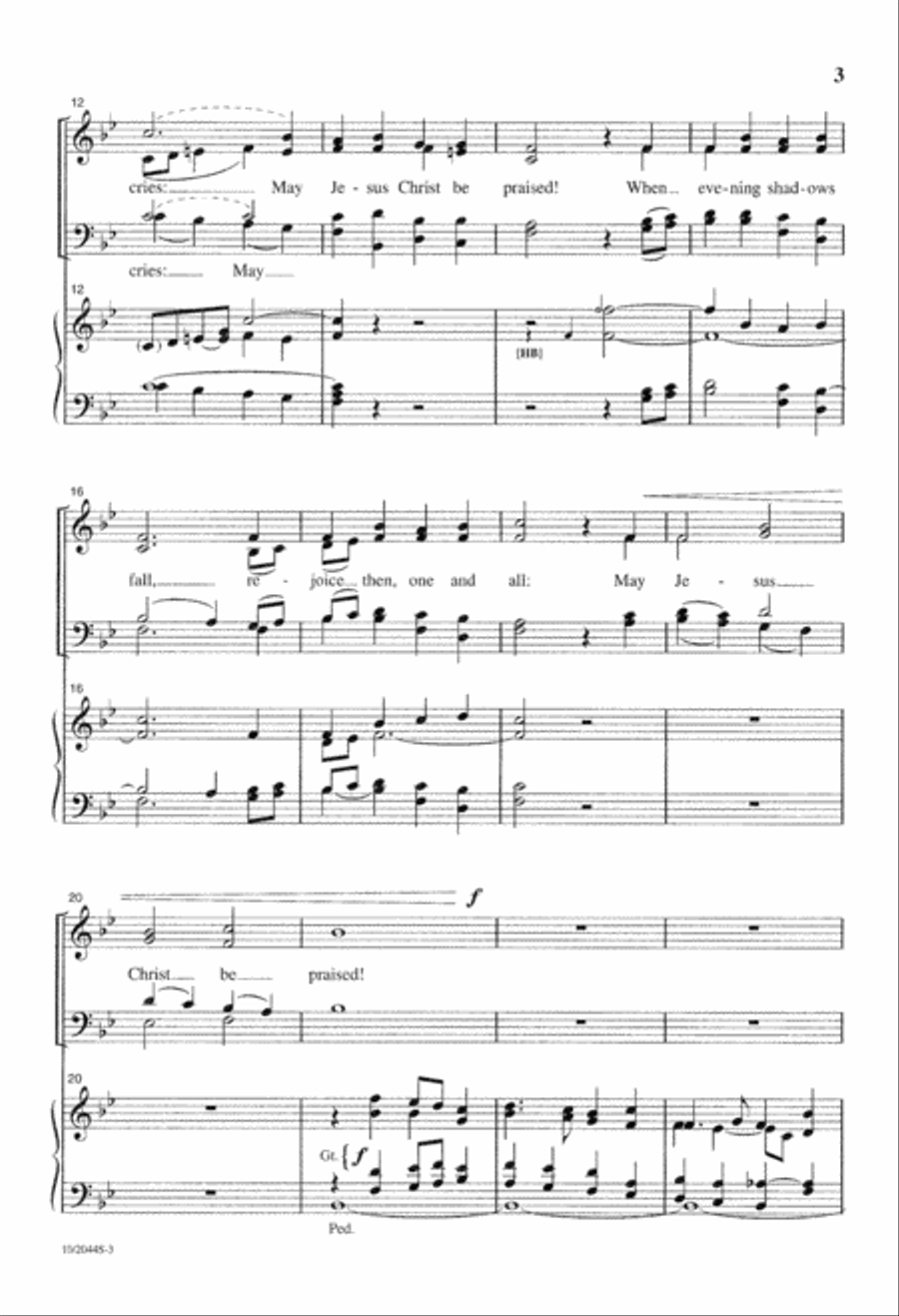When Morning Gilds the Skies 4-Part scores gallery preview page 4