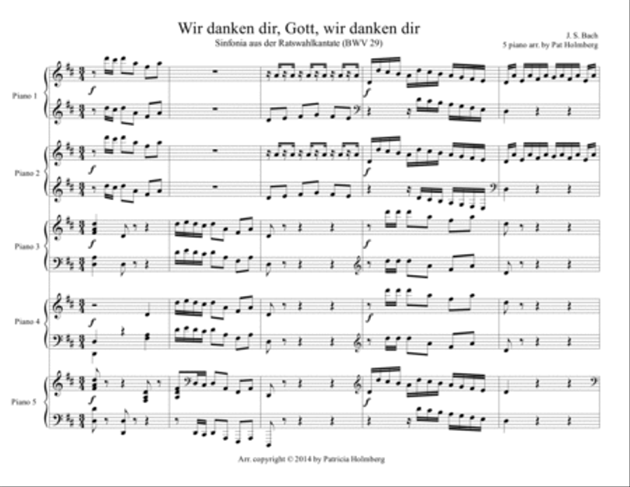 Bach's Cantata #29, 