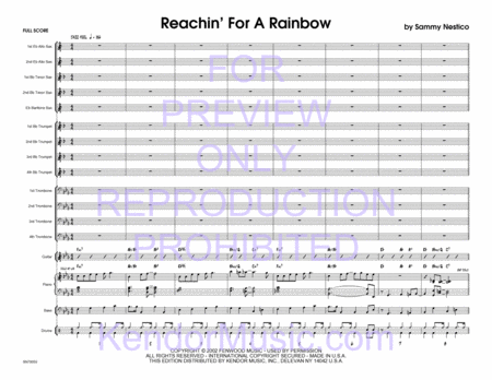 Reachin' For A Rainbow (Full Score)