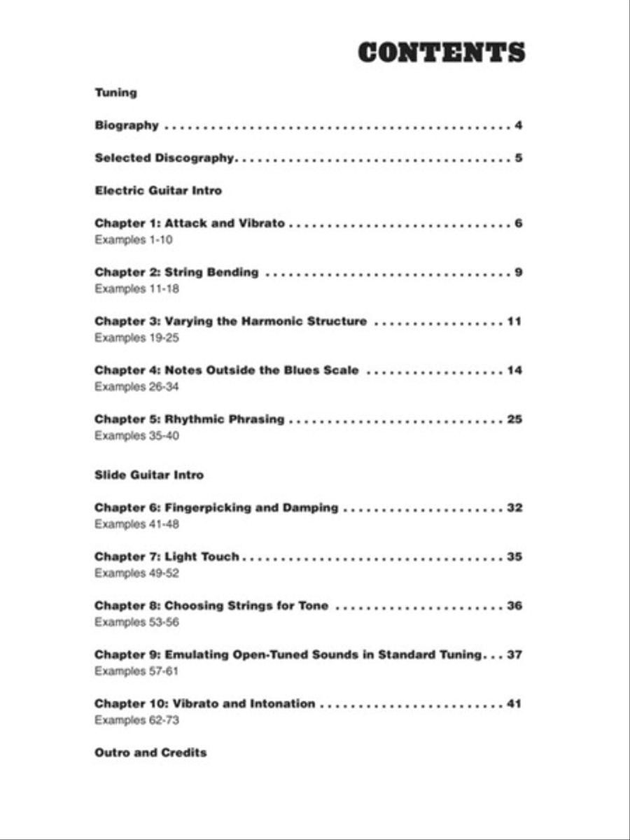 Warren Haynes - Electric Blues & Slide Guitar Electric Guitar scores gallery preview page 2