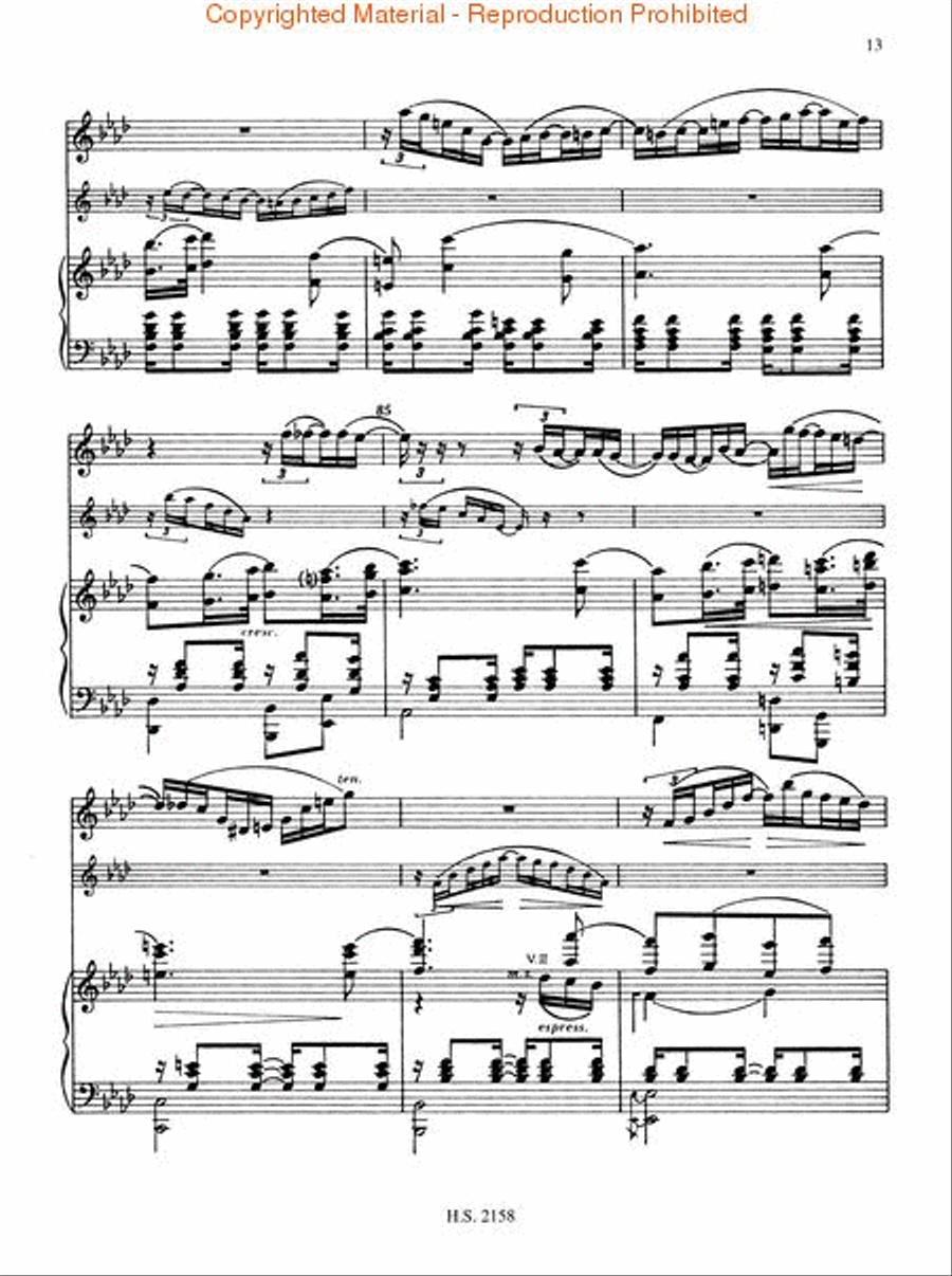 Concerto for Coloratura Soprano & Orchestra Coloratura Soprano scores gallery preview page 3