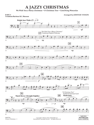 A Jazzy Christmas - Pt.4 - Trombone/Bar. B.C./Bsn.