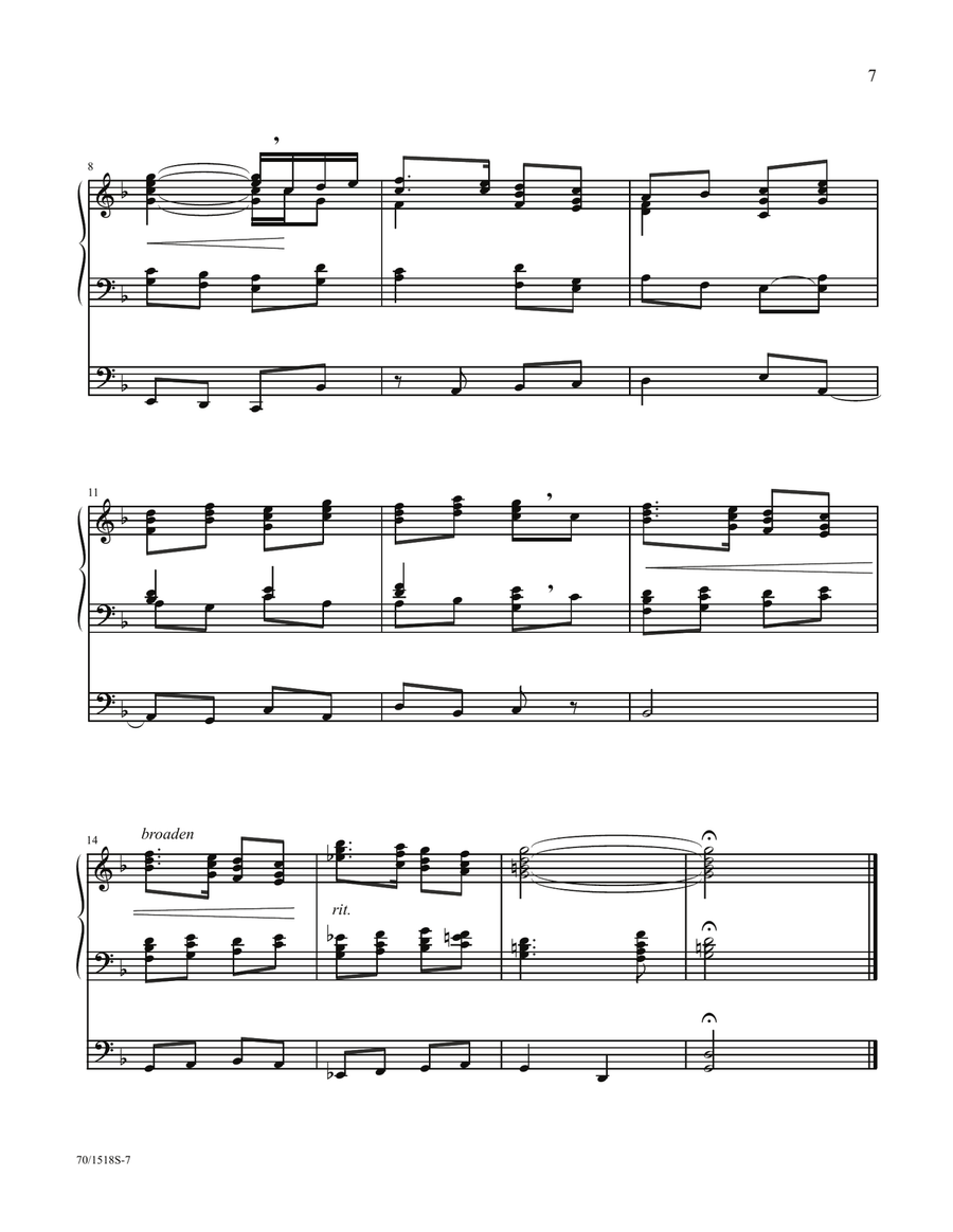 Four Trumpet Fanfares for Organ (Digital Download) Trumpet scores gallery preview page 4