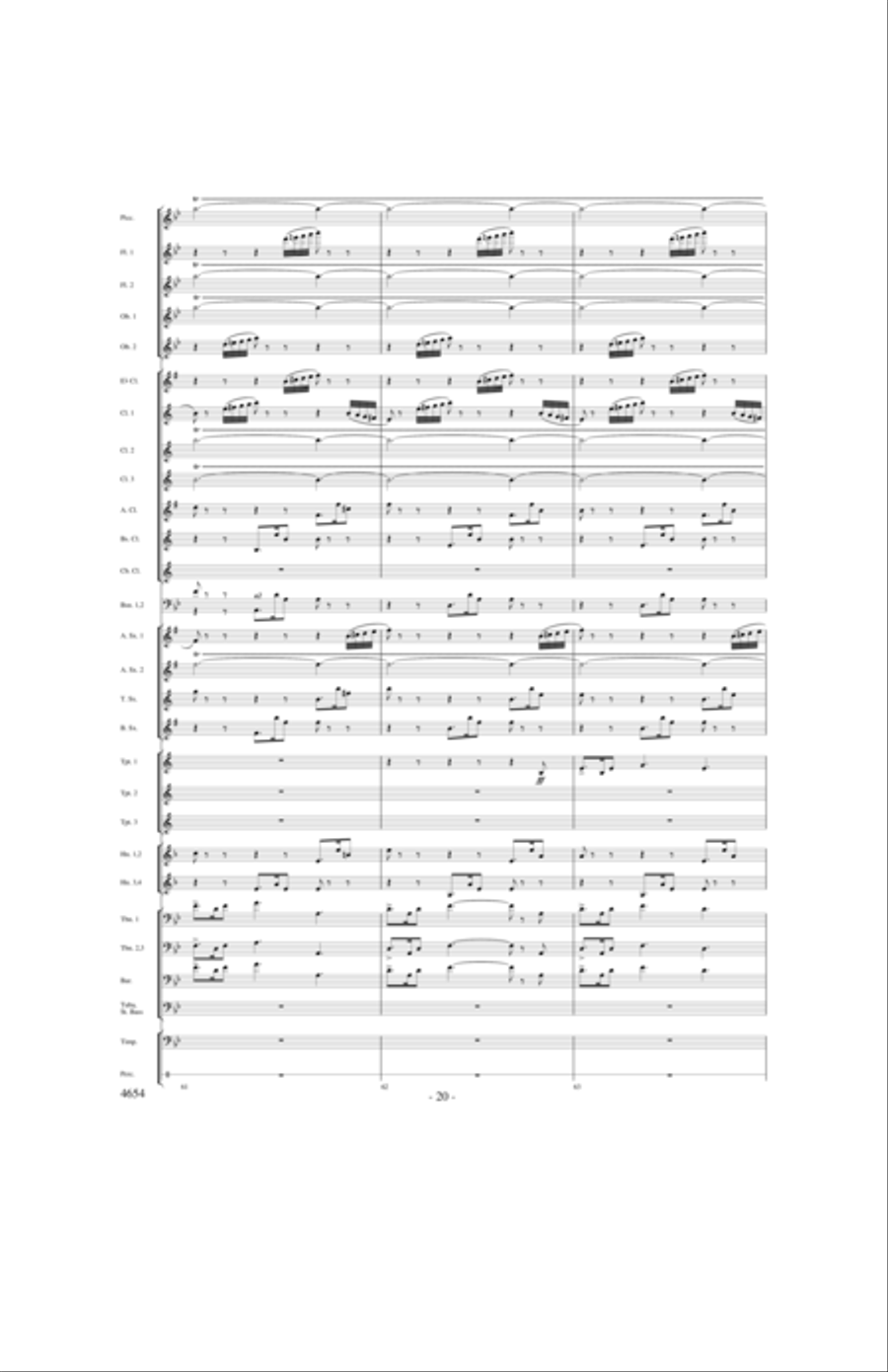 Ride of the Valkyries Concert Band scores gallery preview page 19