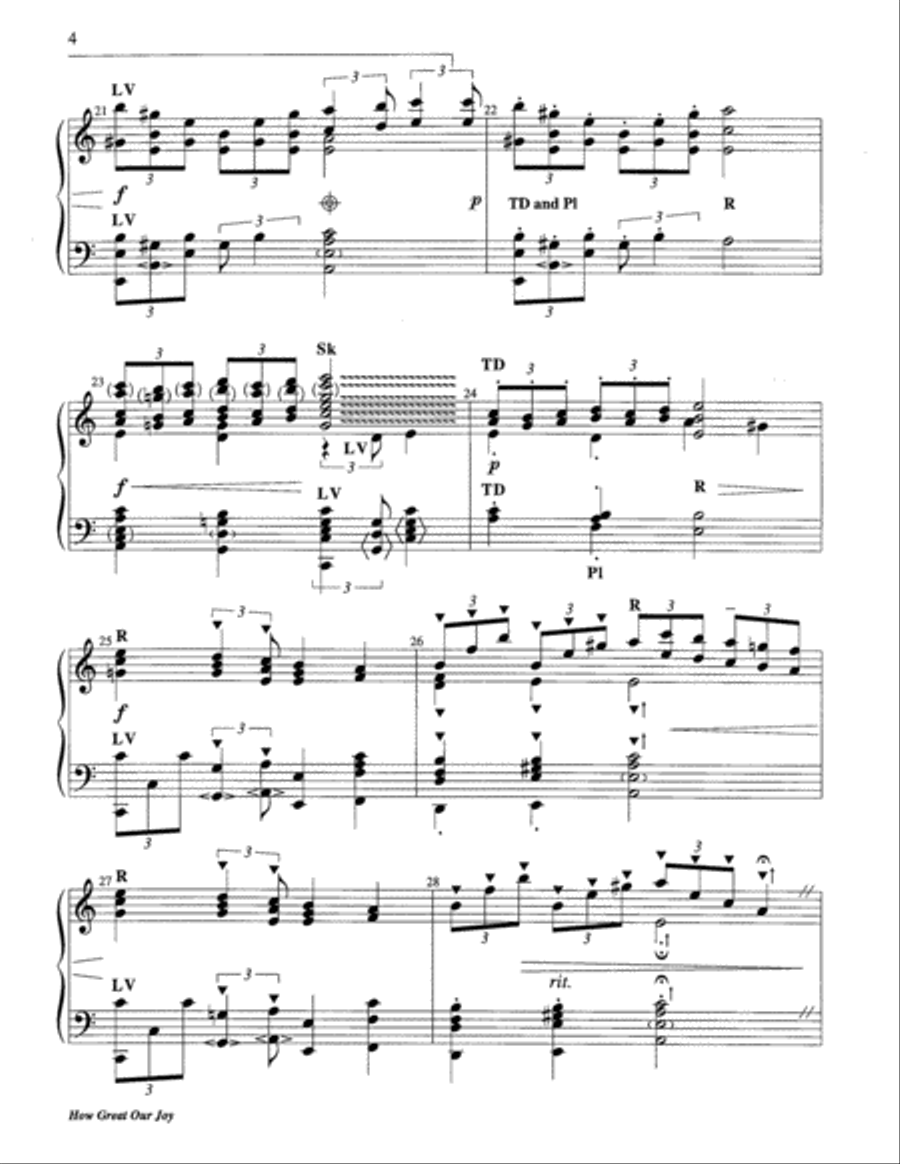 How Great Our Joy How Great Our Joy 5-Octaves scores gallery preview page 11