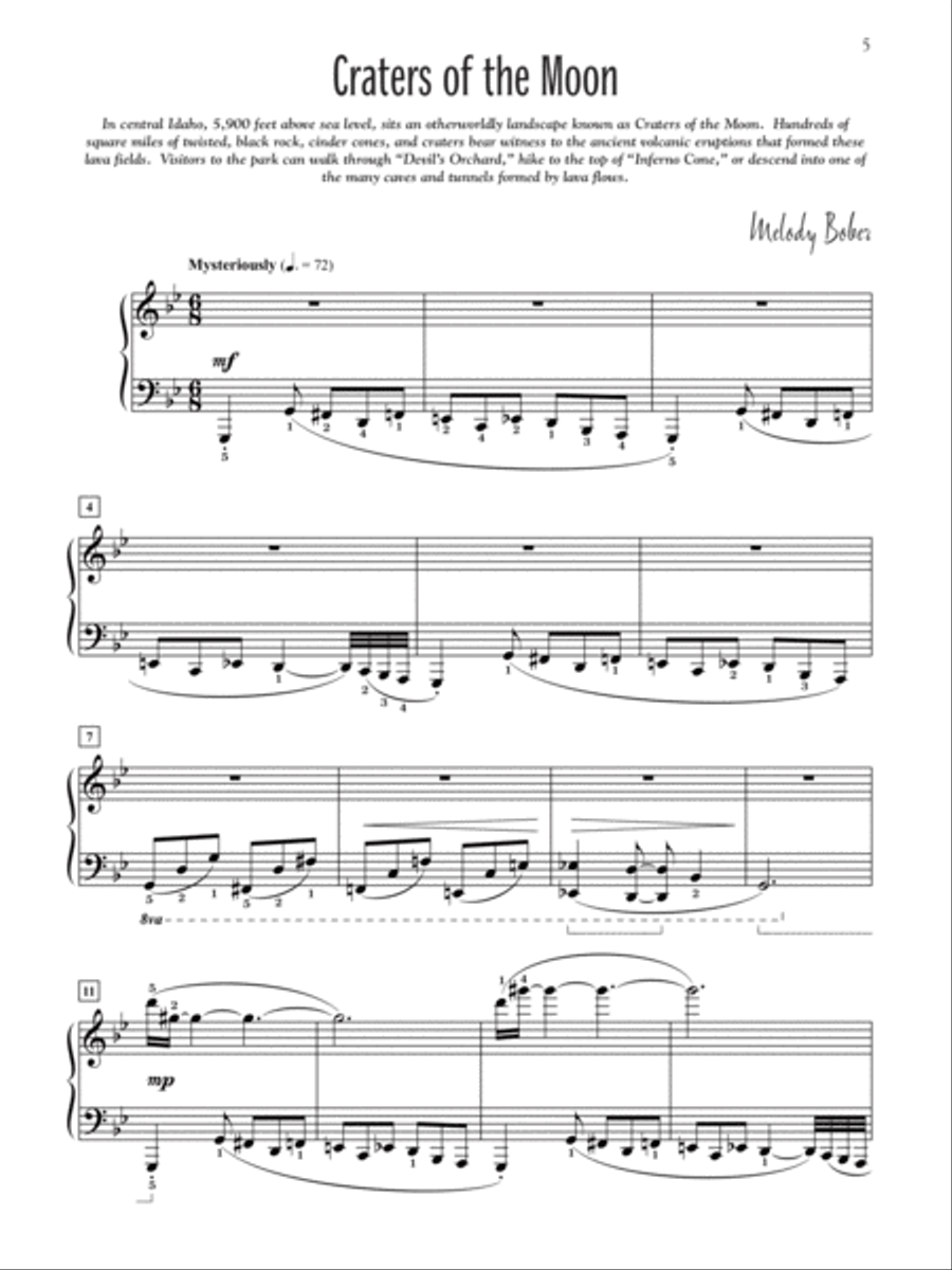 Idaho Gems Piano Solo scores gallery preview page 3