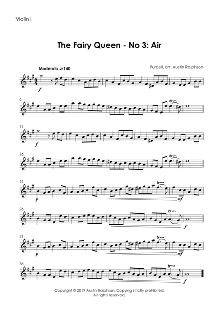 The Fairy Queen (Purcell) No.3: Air - string quartet image number null