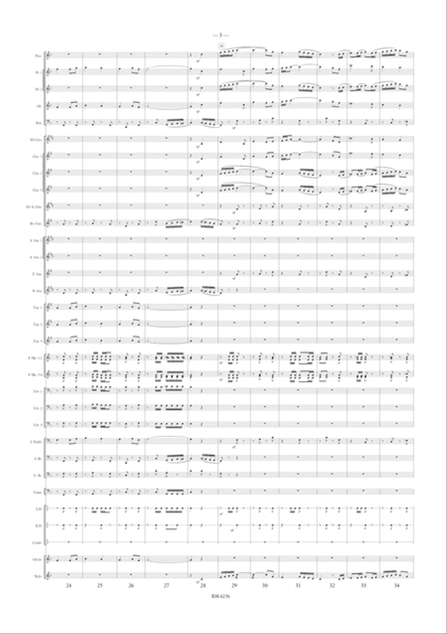 The Admiration for Wind Band The Admiration for Wind Band Concert Band scores gallery preview page 4