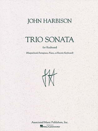 Book cover for Trio Sonata for Keyboard Solo