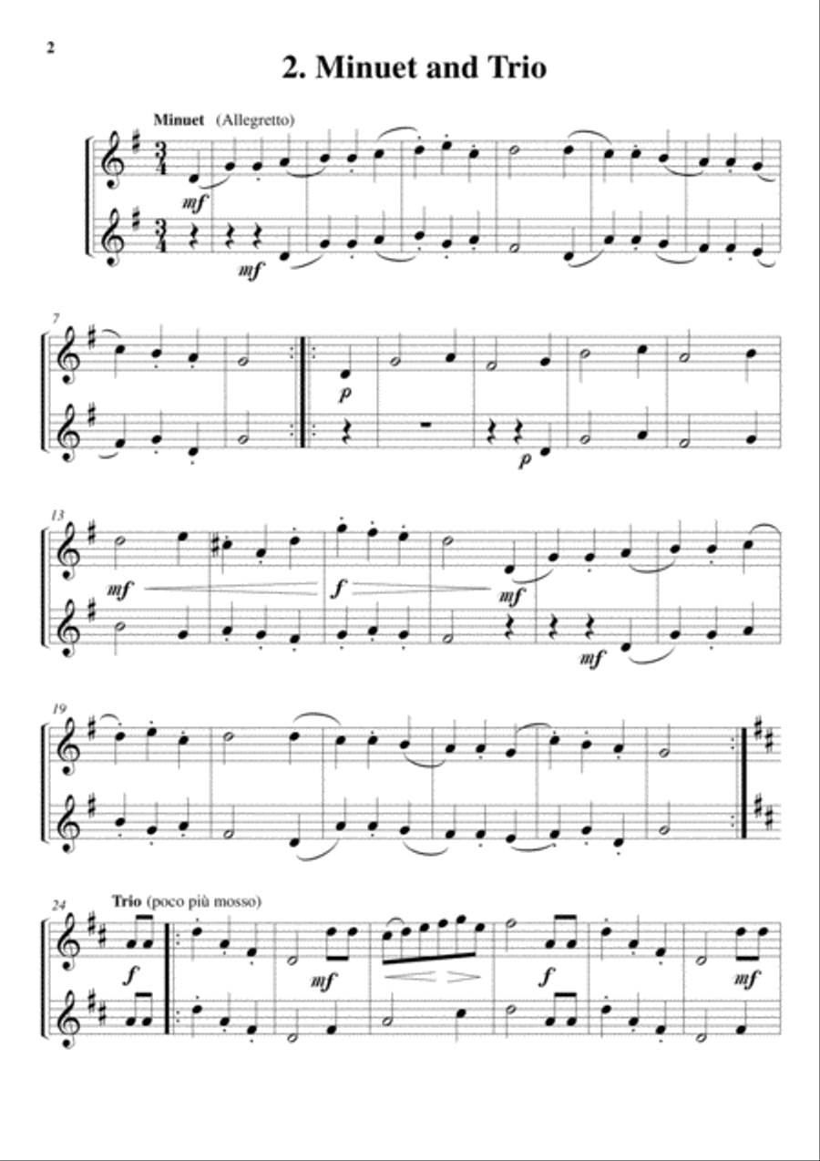 12 Flute Duets 12 Flute Duets Flute Duet scores gallery preview page 2