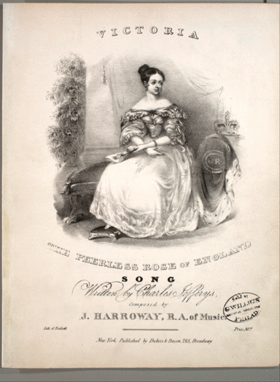 Victoria, The Peerless Rose of England. Song Voice scores gallery preview page 1